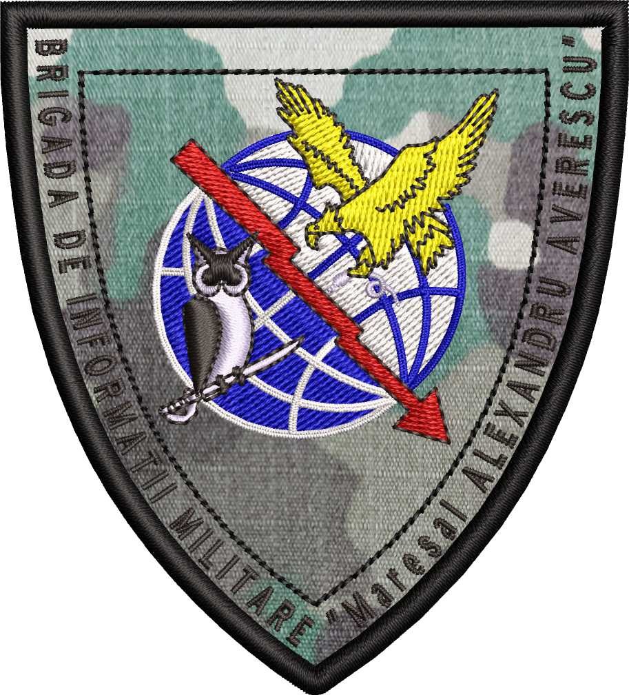 EMBLEMA COMBAT - BRIGADA DE INFORMAII MILITARE MARESAL ALEXANDR AVERESCU 